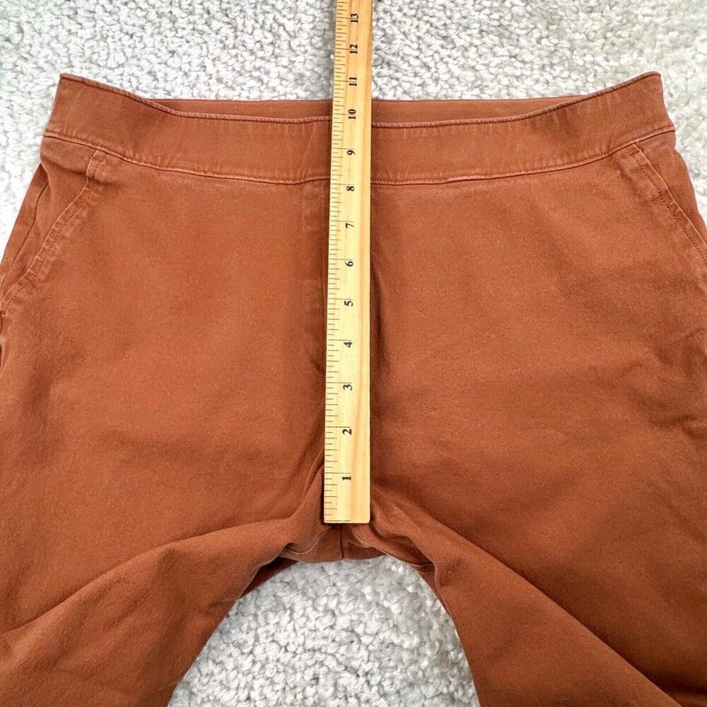 Spanx On The Go Ankle Slim Stretch Cropped Pant Bronzed Glow FLAWS - Picture 11 of 13